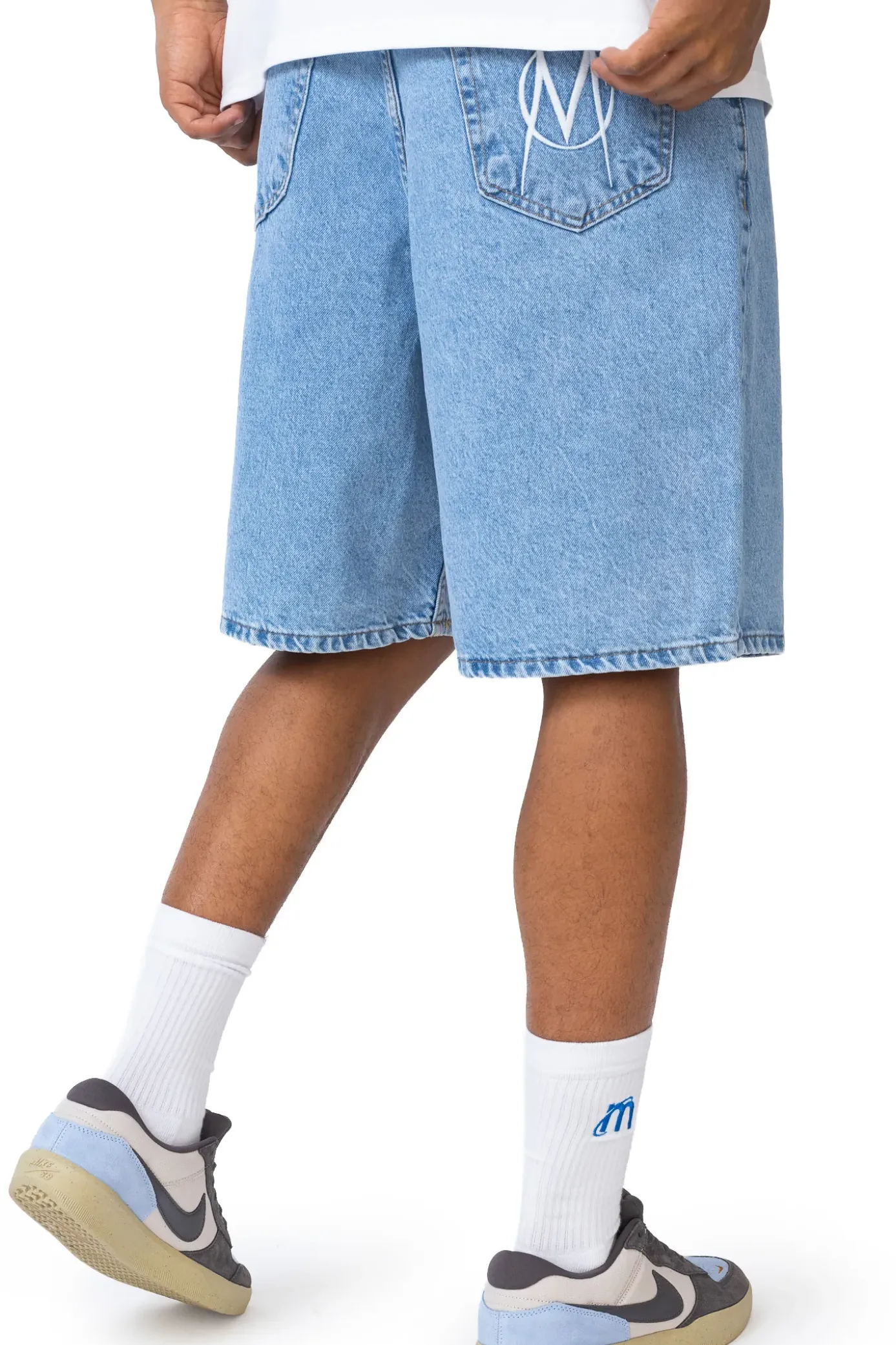 New Szorty Loose Monument Szorty Jeansowe|Jorts