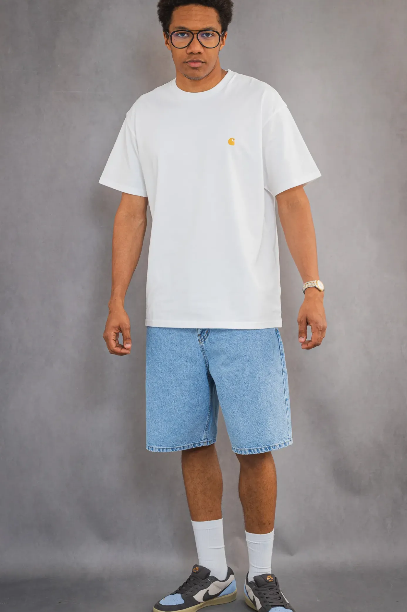 New Szorty Loose Monument Szorty Jeansowe|Jorts