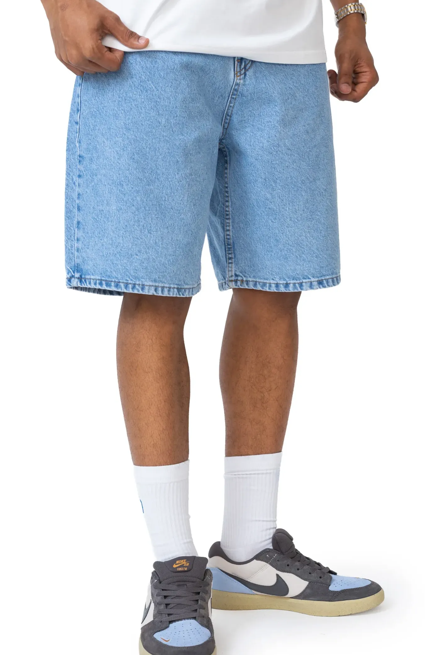 New Szorty Loose Monument Szorty Jeansowe|Jorts