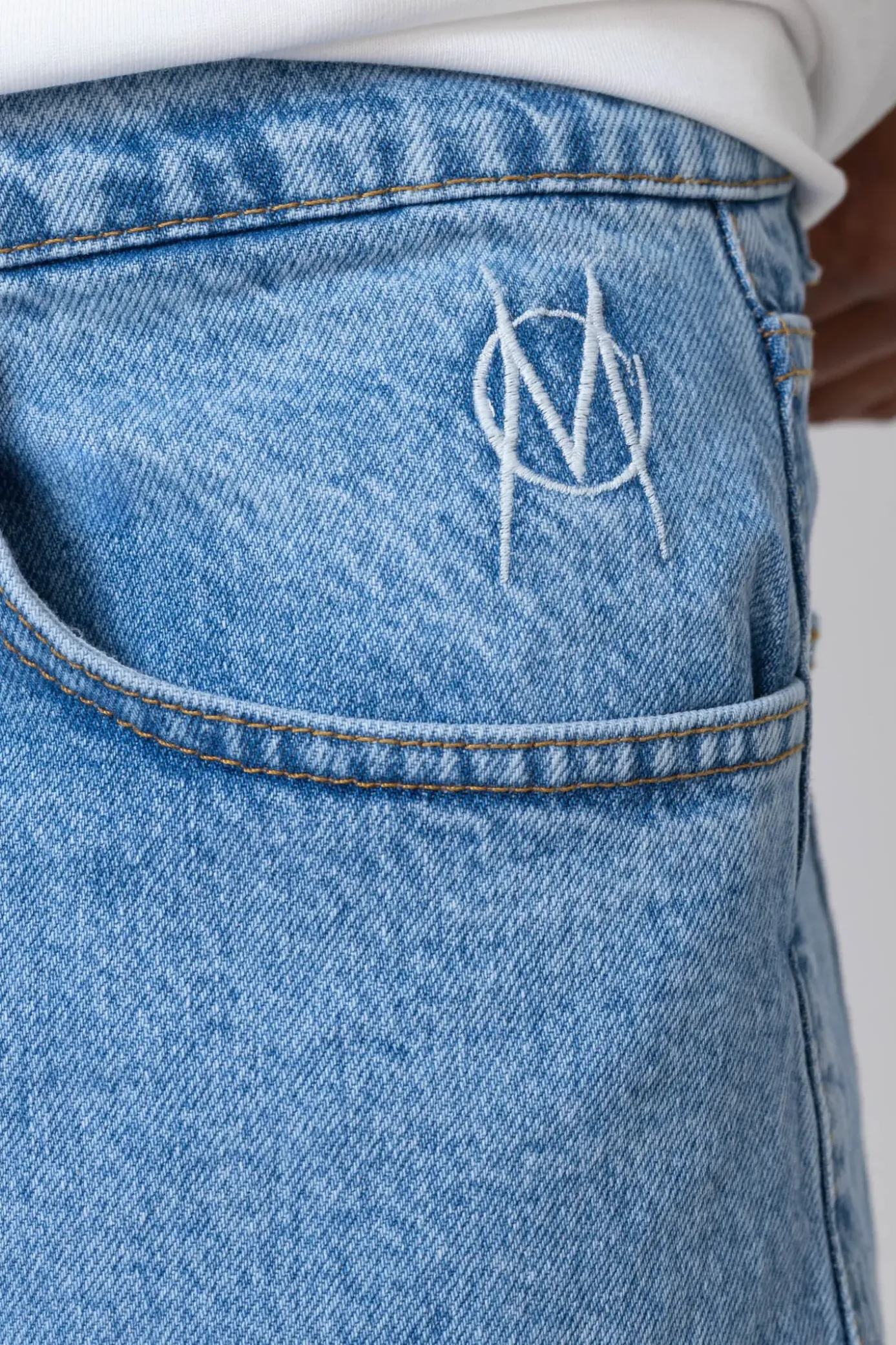 New Szorty Loose Monument Szorty Jeansowe|Jorts