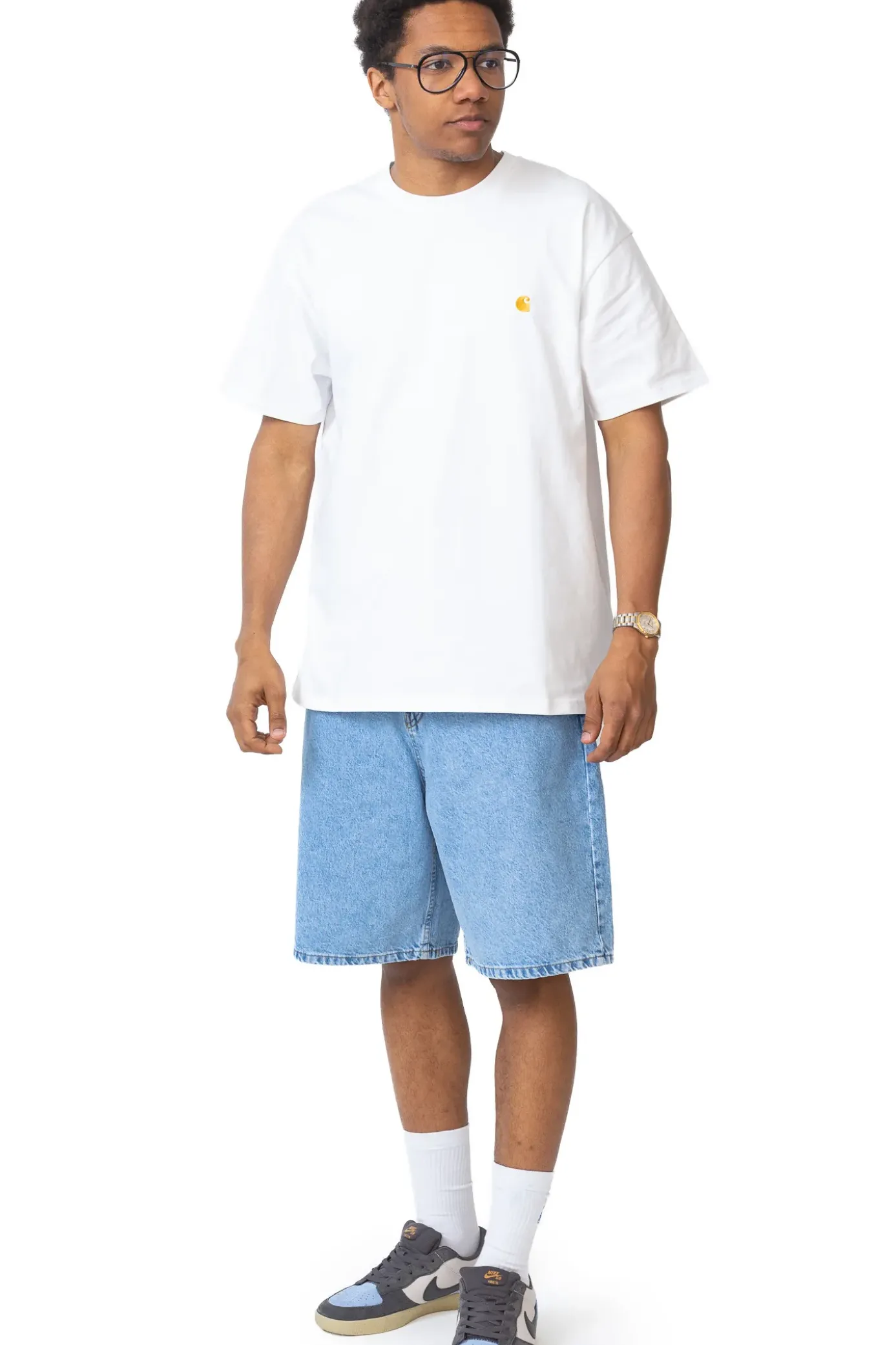 New Szorty Loose Monument Szorty Jeansowe|Jorts